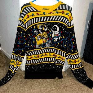 Disney Pixar Wall-E Christmas Sweater Eve